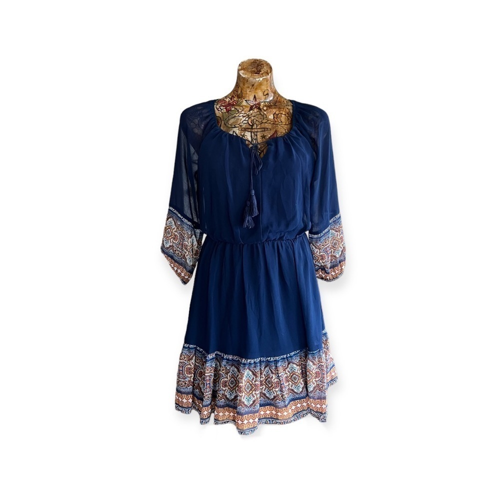 As U Wish dress blue small boho